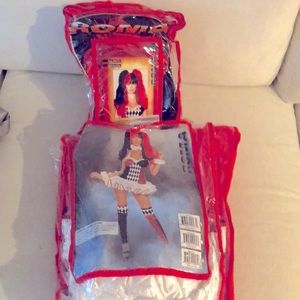 Harley Quinn Costume   with Wig